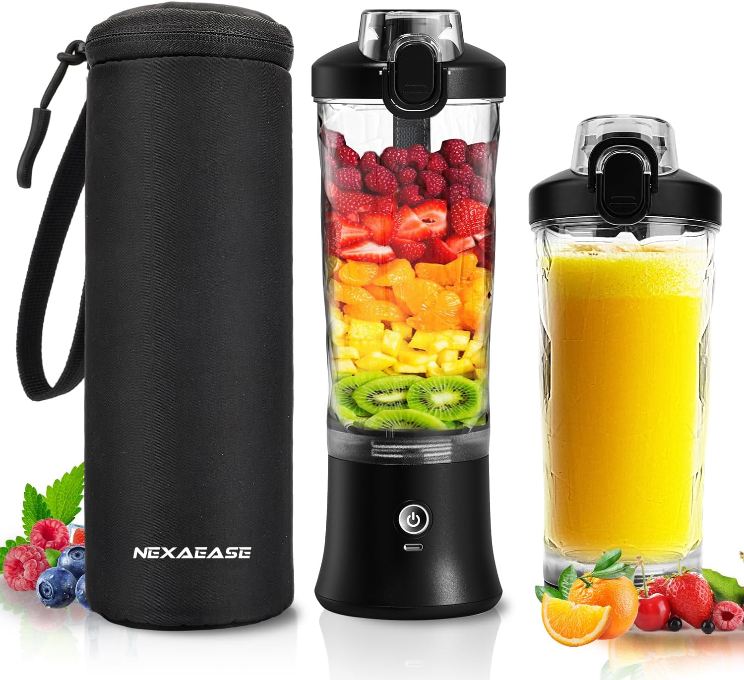 Portable Blender Personal Juicer for Shakes and
