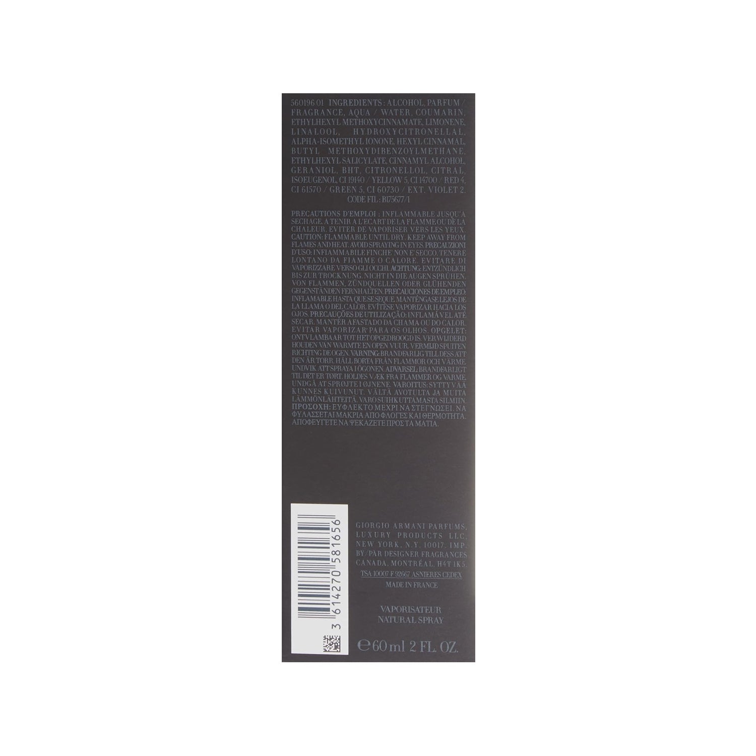 Armani Code Profumo for Men 2.0 Ounce - Ea De Perfume