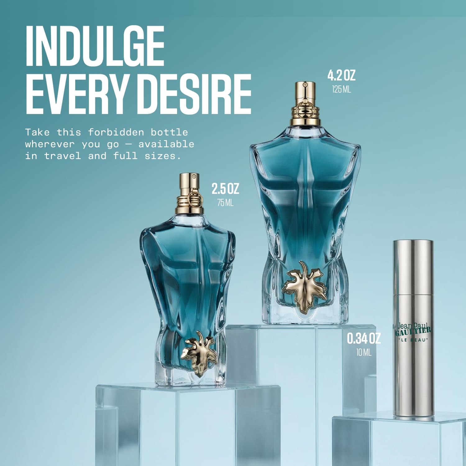 Jean Paul Gaultier Le Beau Eau de Toilette for Men Long Lasting Addictive Aromatic Woody