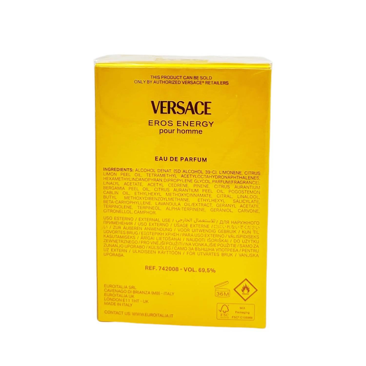 Versace Eros Energy by Versace for Men - EDP Spray