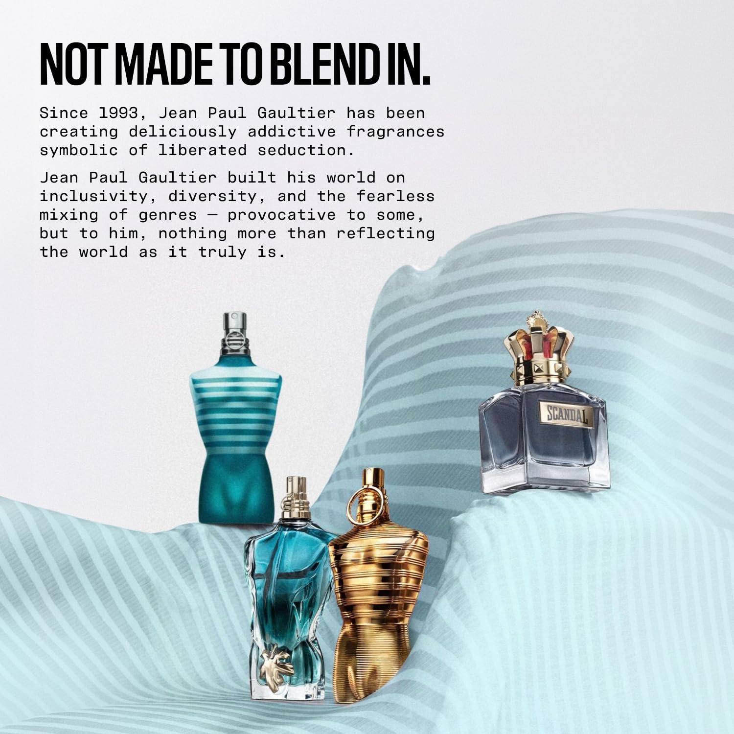 Jean Paul Gaultier Le Beau Le Parfum Intense for Men - Long Lasting Woody Amber Men