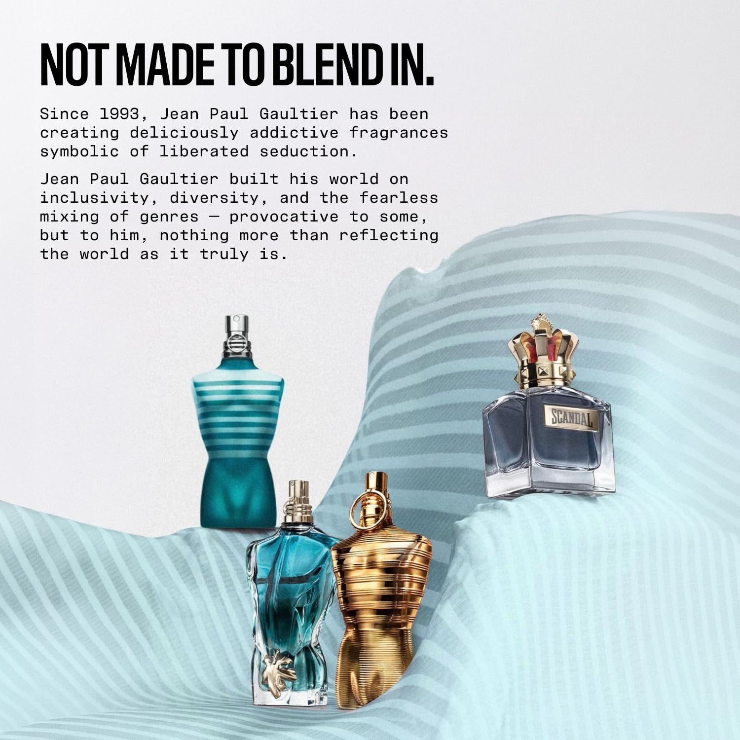 Jean Paul Gaultier Le Beau Eau de Toilette for Men Long Lasting Addictive Aromatic Woody