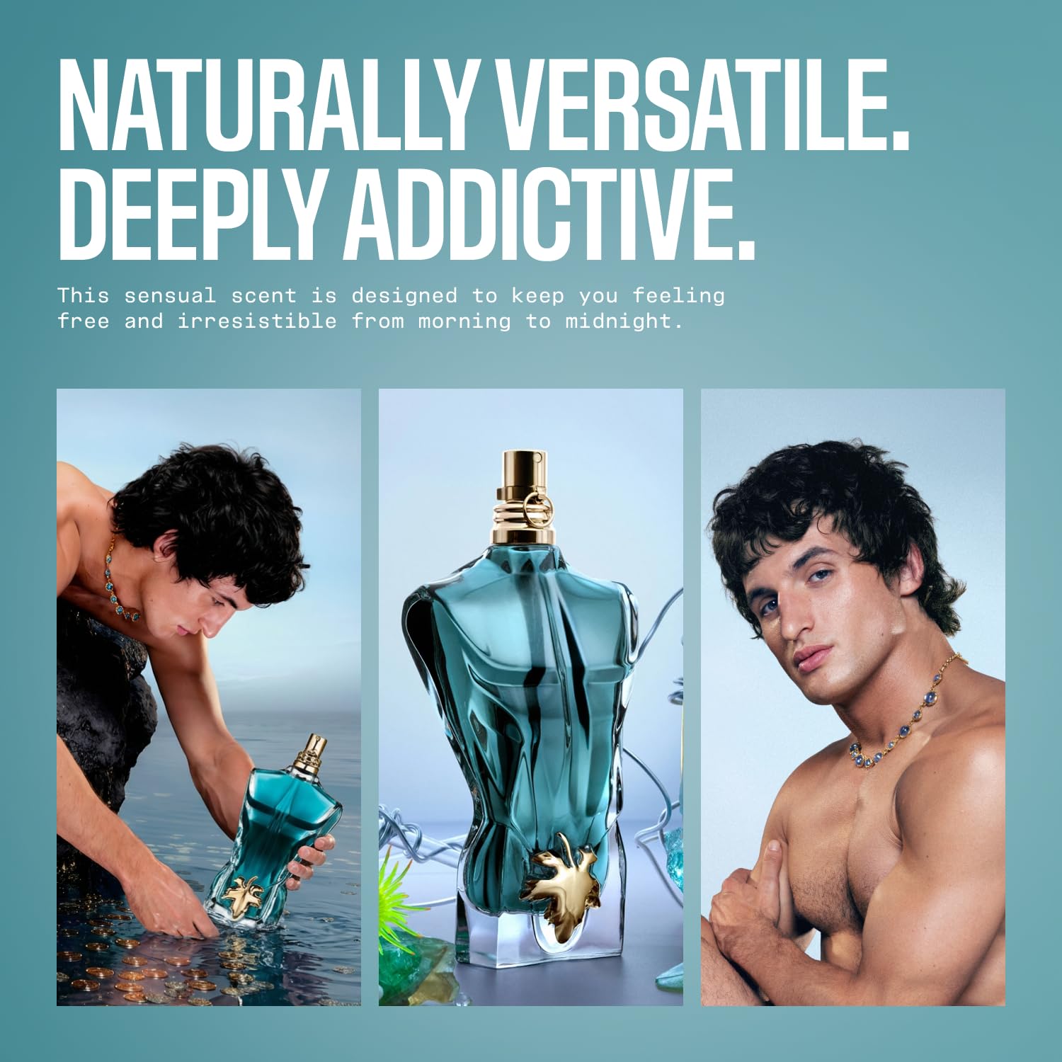 Jean Paul Gaultier Le Beau Eau de Toilette for Men Long Lasting Addictive Aromatic Woody