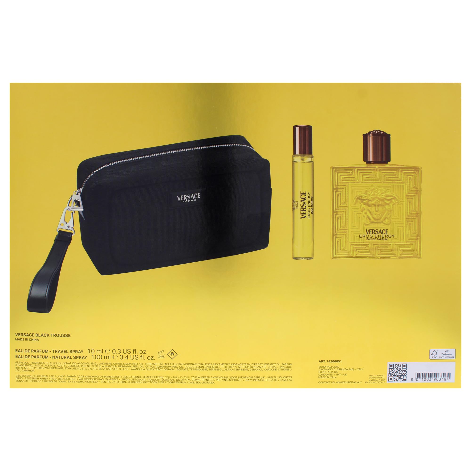 Versace Eros Energy by Versace for Men - EDP Spray