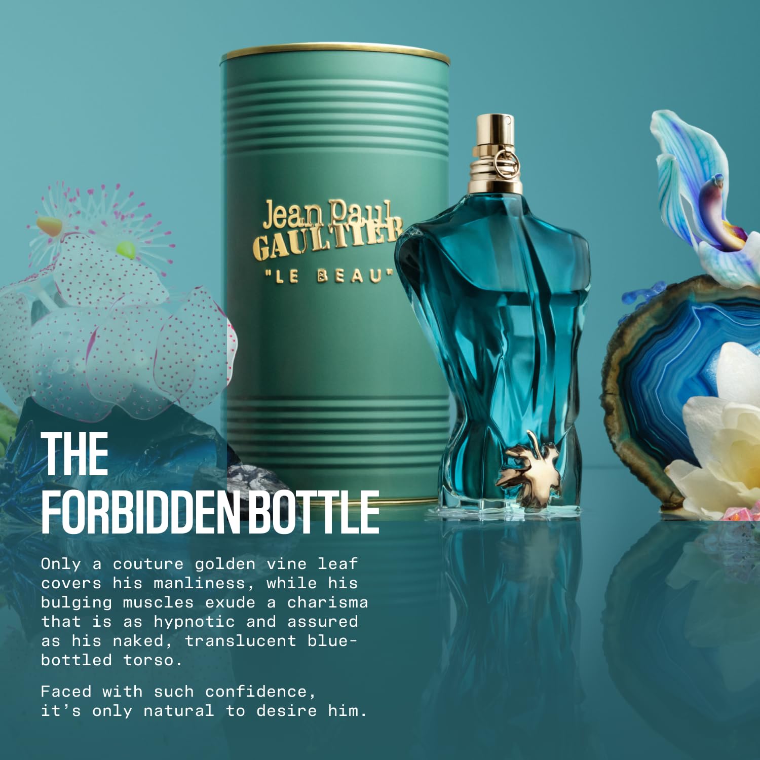 Jean Paul Gaultier Le Beau Eau de Toilette for Men Long Lasting Addictive Aromatic Woody