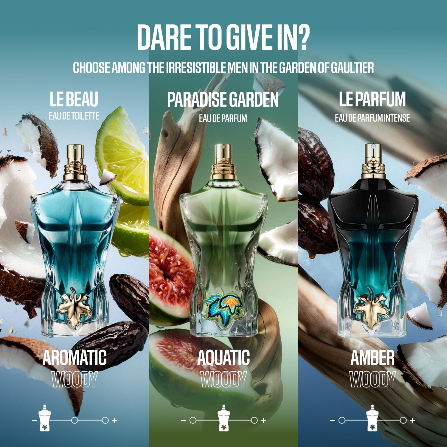 Jean Paul Gaultier Le Beau Eau de Toilette for Men Long Lasting Addictive Aromatic Woody