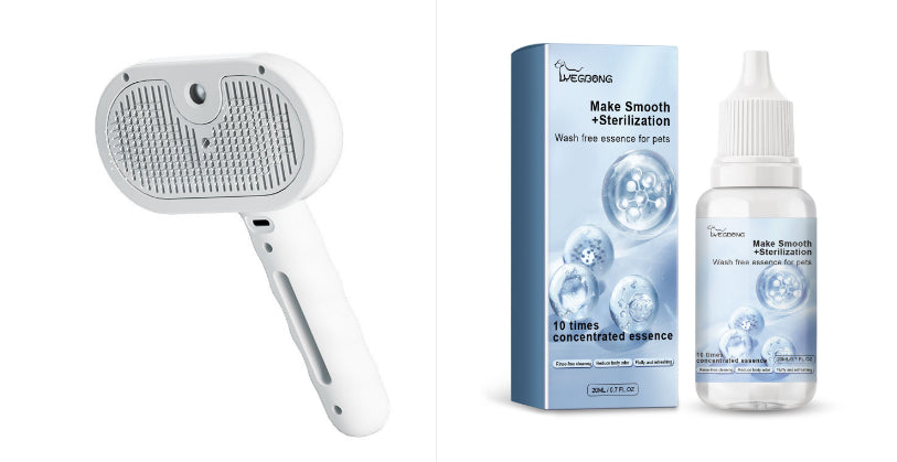 Pets Spray Hair Comb Pet Hair Remover Cleaning Brush Cats Grooming Dog Accessories Tools Dematting Water Mist Humidifier Comb Pet Supplies