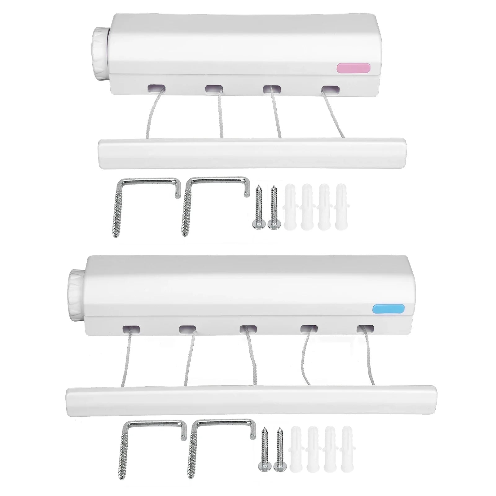 Telescopic Retractable Clothesline, Outdoor Laundry Drying Rope.