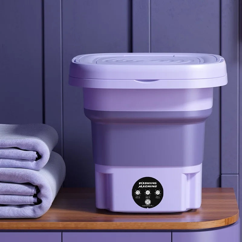 Portable Mini Washing Machine – Foldable & Easy to Carry Anywhere