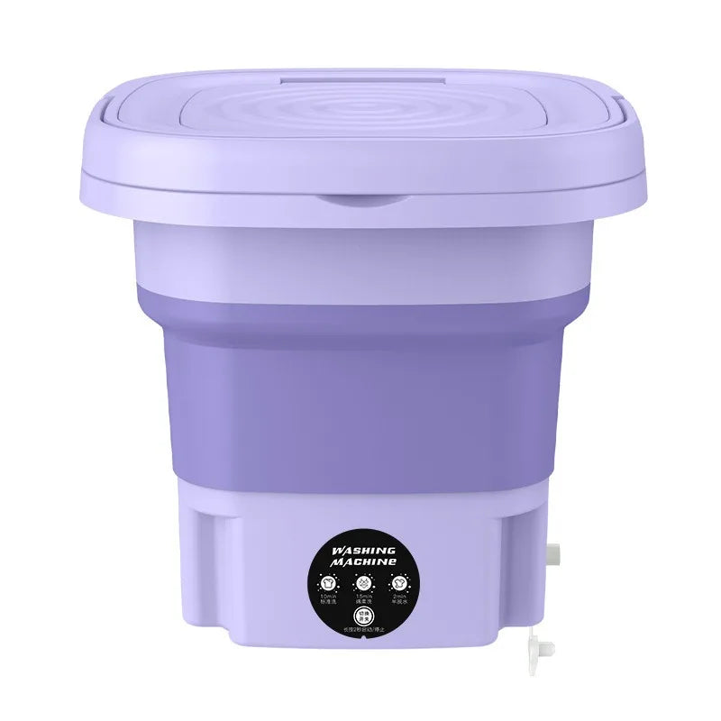 Portable Mini Washing Machine – Foldable & Easy to Carry Anywhere