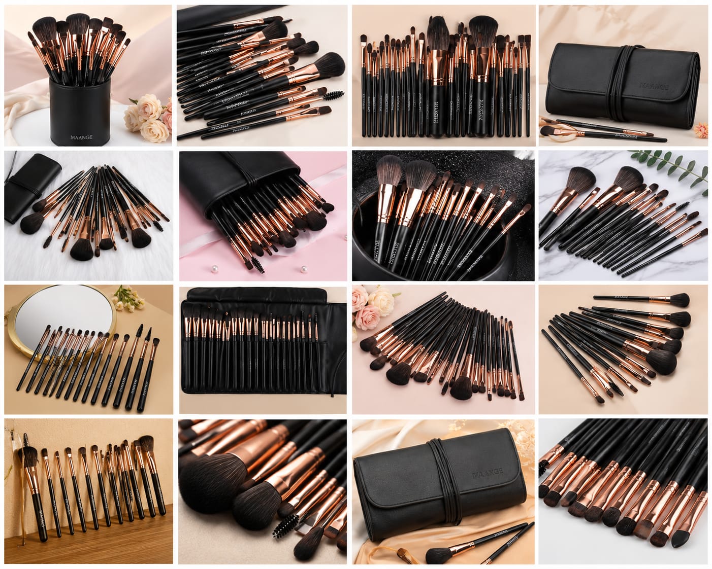 "Professional Makeup Brush Set – Eyeshadow & Eyeliner Cosmetic Brushes (3/13/22 Pcs)"