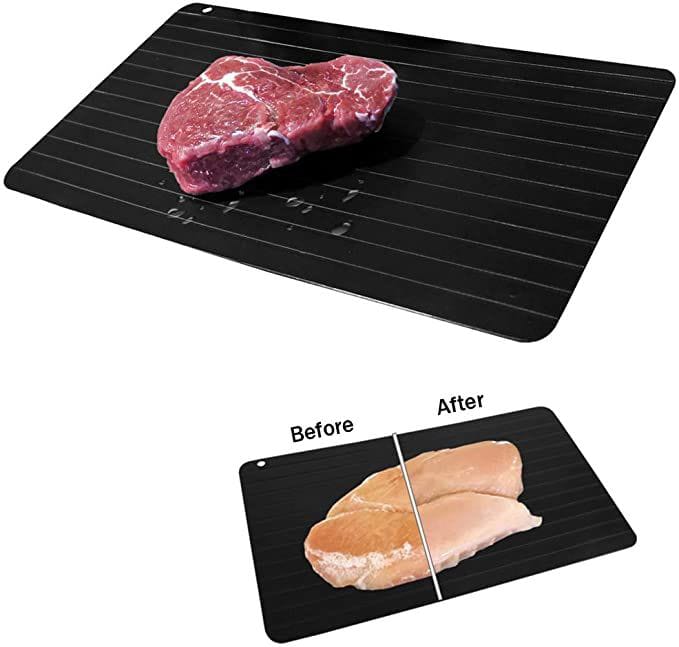 "Rapid Defrost Tray for Meat & Frozen Food"