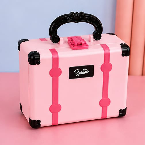 Kids Makeup Kit Girls - Pretend Play Princessfor  Cosmetics Set, Non-Toxic Washable Toy with Lipstick, Eyeshadow & Storage Case
