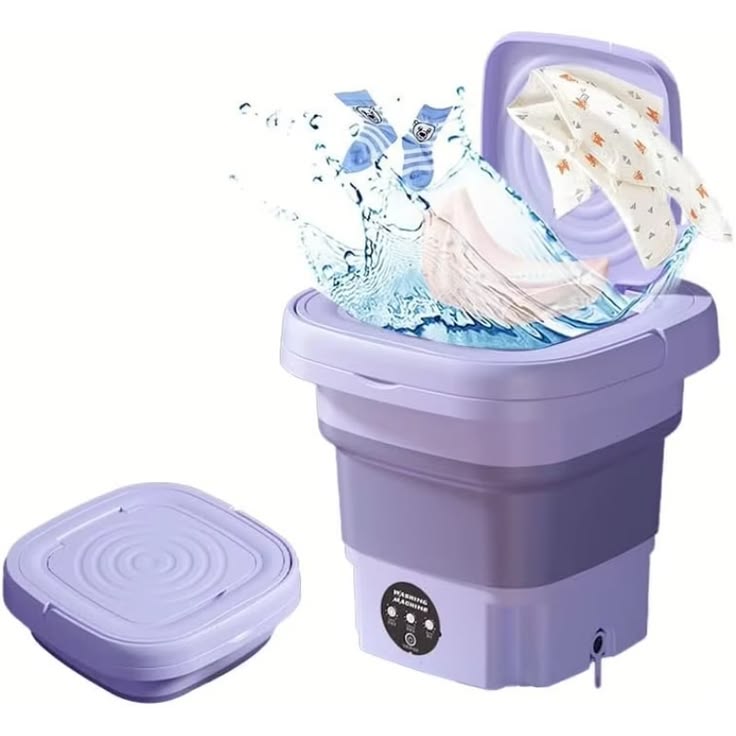 Portable Mini Washing Machine – Foldable & Easy to Carry Anywhere