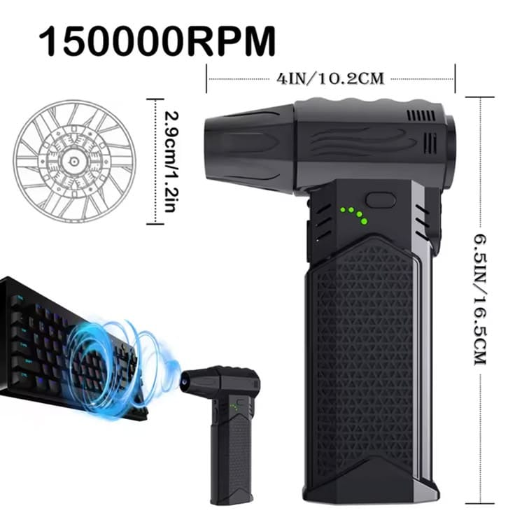 "X8 Brushless Turbo Air Blower – 150000RPM"